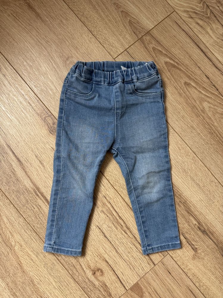 Spodnie jeans jeansowe dla chlopca rurki h&m