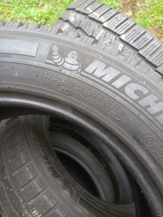 Opony zimowe bus Michelin 215/60/17c 7.5mm 4szt