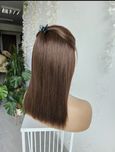 Włosy naturalne Peruka Megan lacefront naturlany brąz