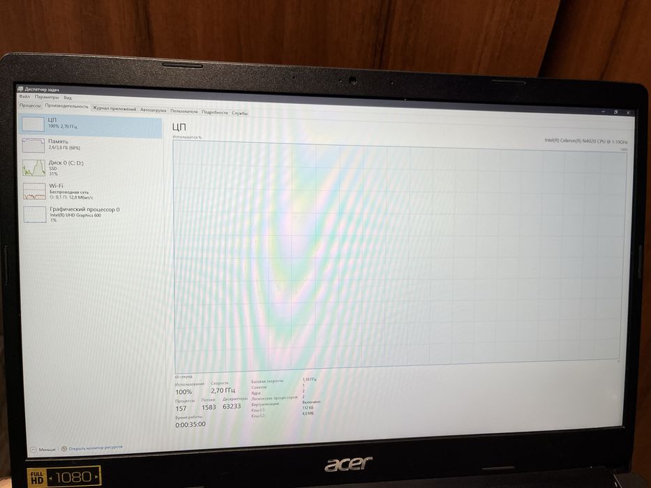 Ноутбук acer aspire 3 a315-34