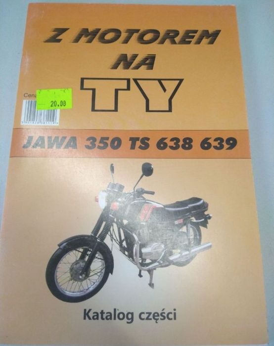 Książka katalog części jawa 350 TS 638. 639