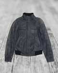 Pull & Bear XDye куртка бомбер из овечьей кожи р. 42/44