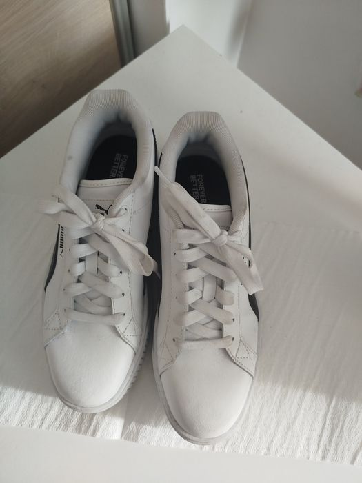 buty puma białe w bardzo dobrym stanie