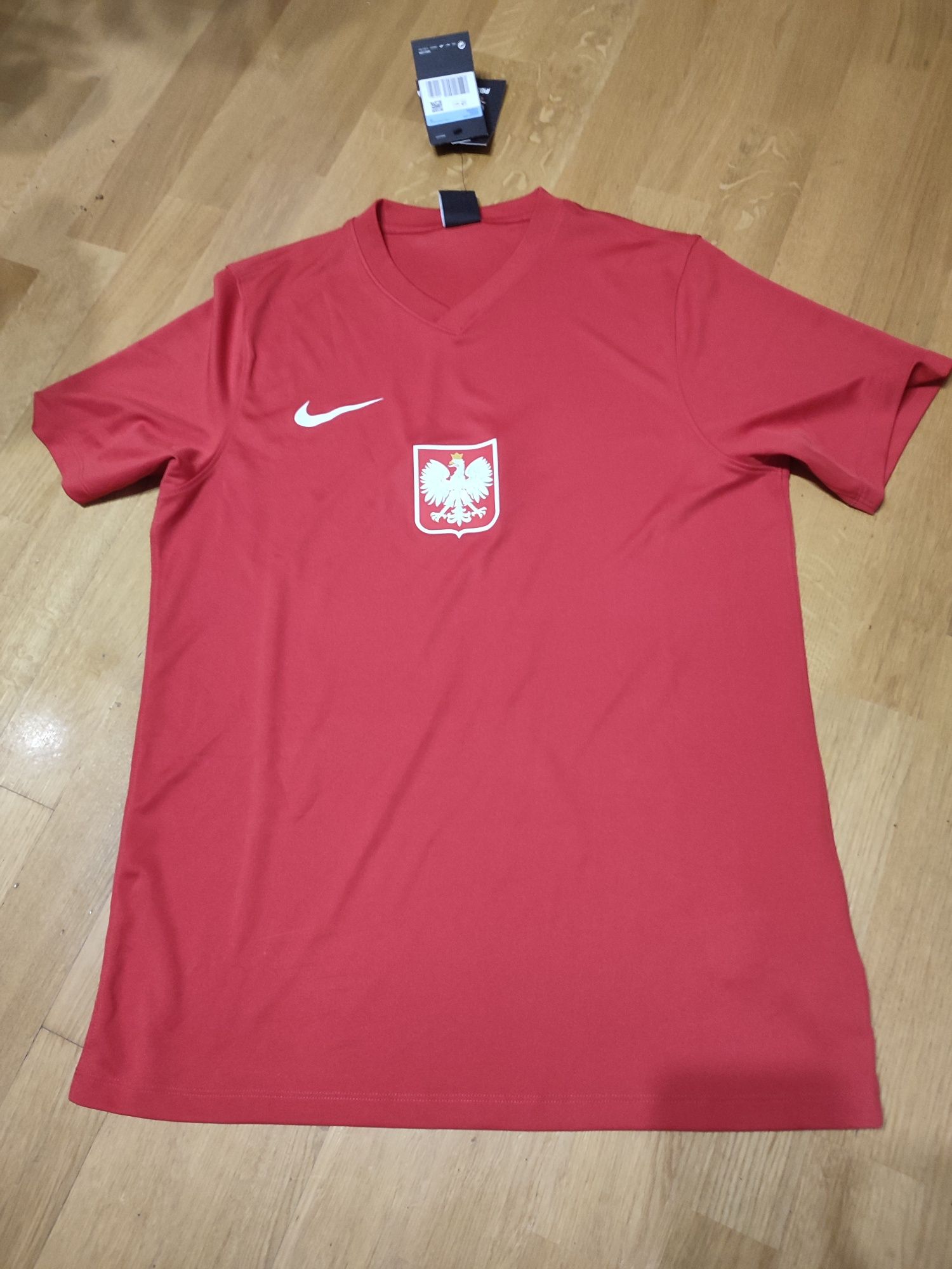 Koszulka piłkarska męska Polska Breathe Football Nike roz L nowa