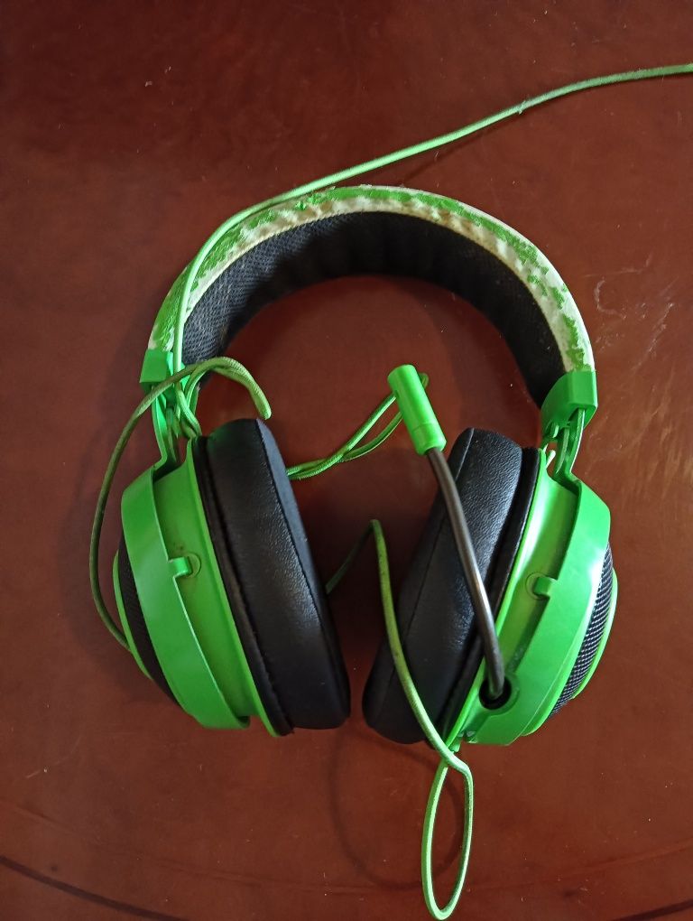 Auscultadores Gaming Razer Kraken - Verde		A funcionar na perfeição