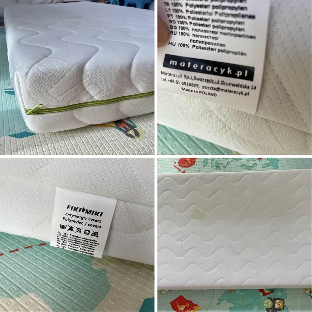 Materacyk Fiki Miki Sensitive 120x60x12 nie używany