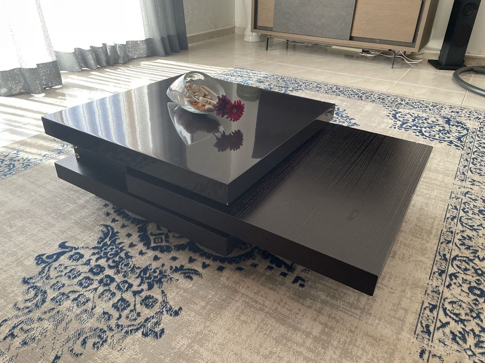 Mesa de Centro Modular Preta