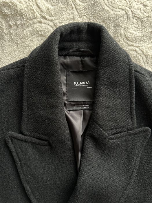 Двубортне жіноче пальто pull and bear xs