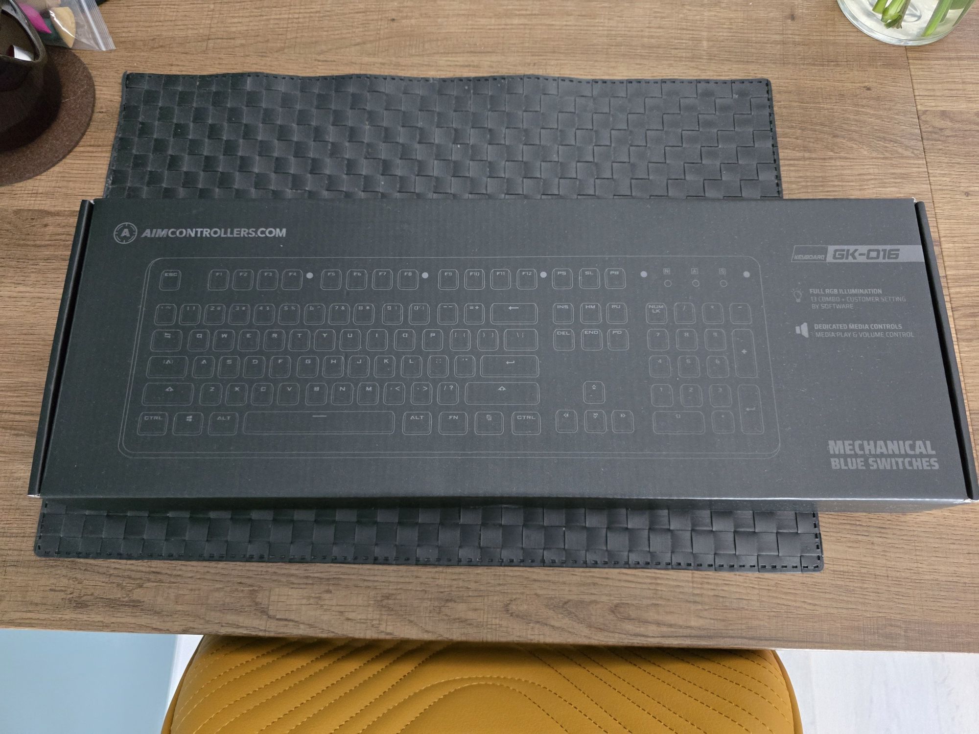 Klawiatura mechaniczna aimcontrollers gk-016