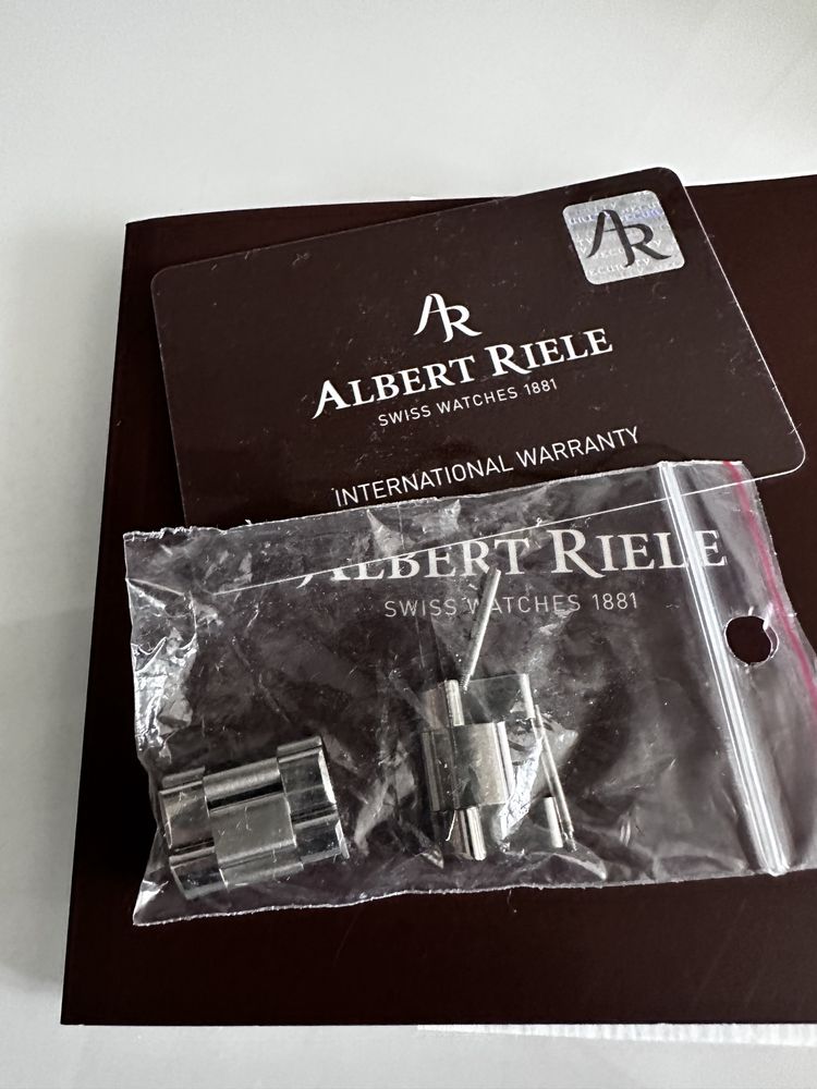 Albert Riele Challenger zegarek męski stan bardzo dobry komplet