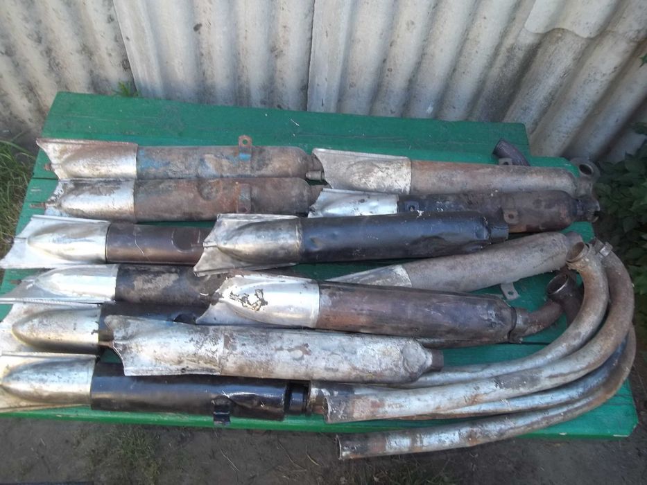 Вихлопні труби мотоциклів К750,Іж49,Іж56,М72,дирчик,В902,Гауя