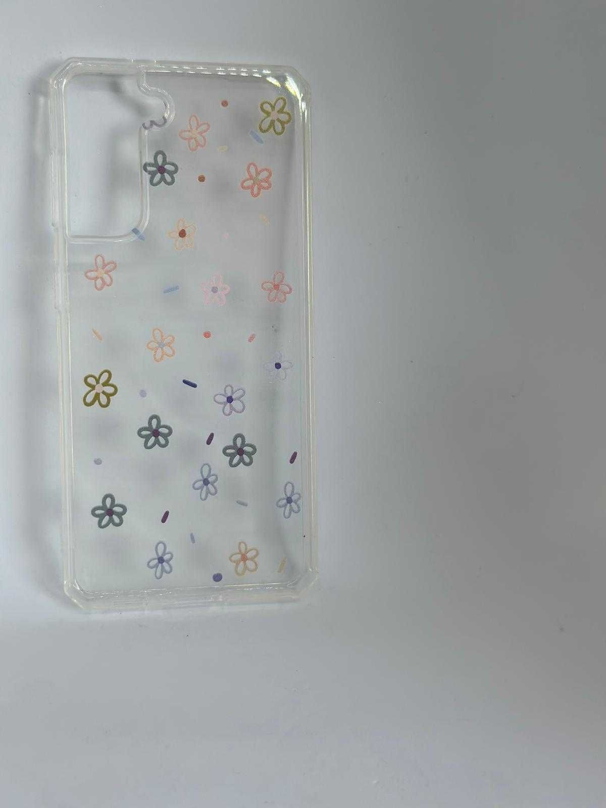 Samsung S21 Obudowa Etui Case Silikonowy Kwiatuszki kod 830