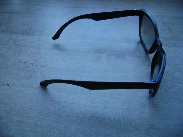 Starocie z PRL - Adidas = Okulary przeciwsłoneczne damskie rozstaw13cm