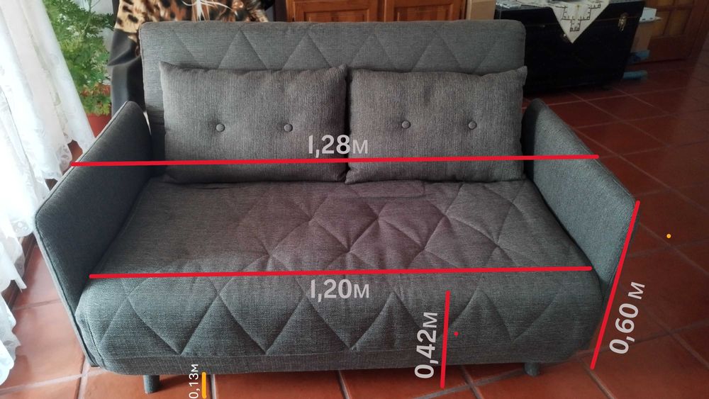 Sofá-cama 2 lugares