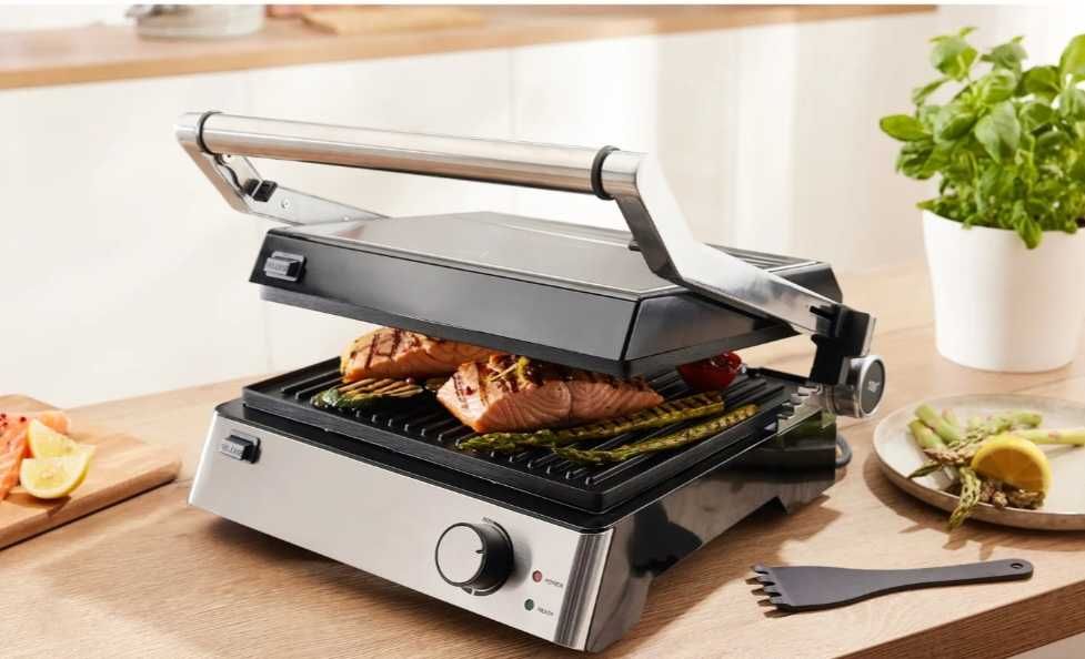 Grill elektryczny rozkładany kontaktowy SILVERCREST 2000W