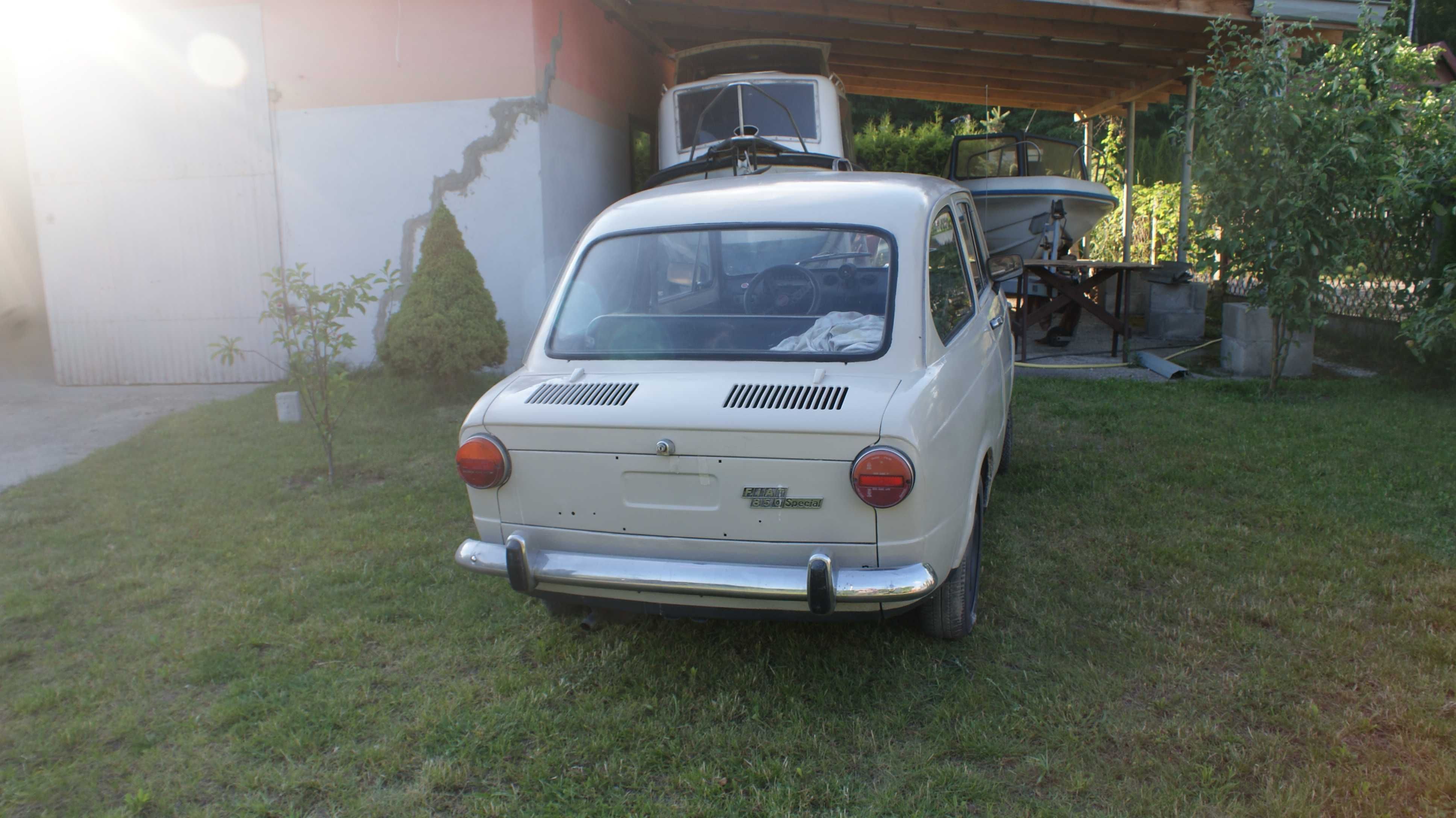 Fiat 850 nie seat