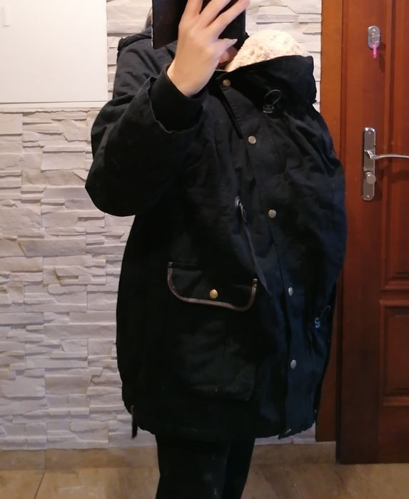Kurtka ciążowa parka ze wstawką niemowlęcą rozm 38 M Bonprix