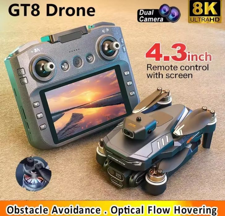 Новий!!! GT8 Max Великий Екран квадрокоптер