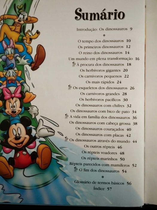 Livro "O Maravilhoso Mundo do Conhecimento - Os Dinossauros" 2002