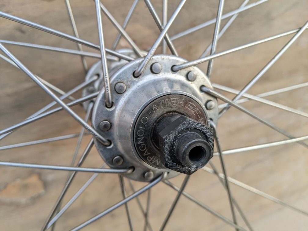 Шосейне 28 колесо Campagnolo mirage Ambrosio Sapim