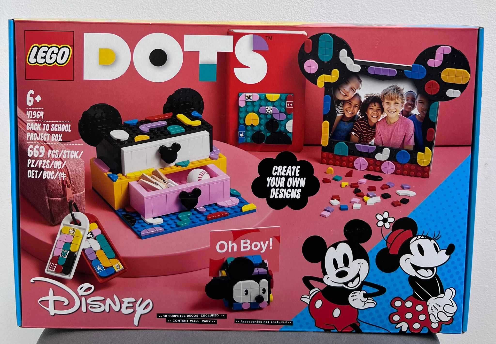 LEGO® 41964 DOTS - Myszka Miki i Myszka Minnie - zestaw szkolny