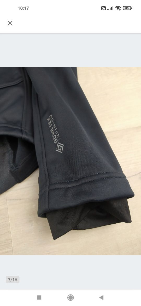 Gore Wear Kurtka termiczna typu softshell z podszewką z polaru XXL OUT