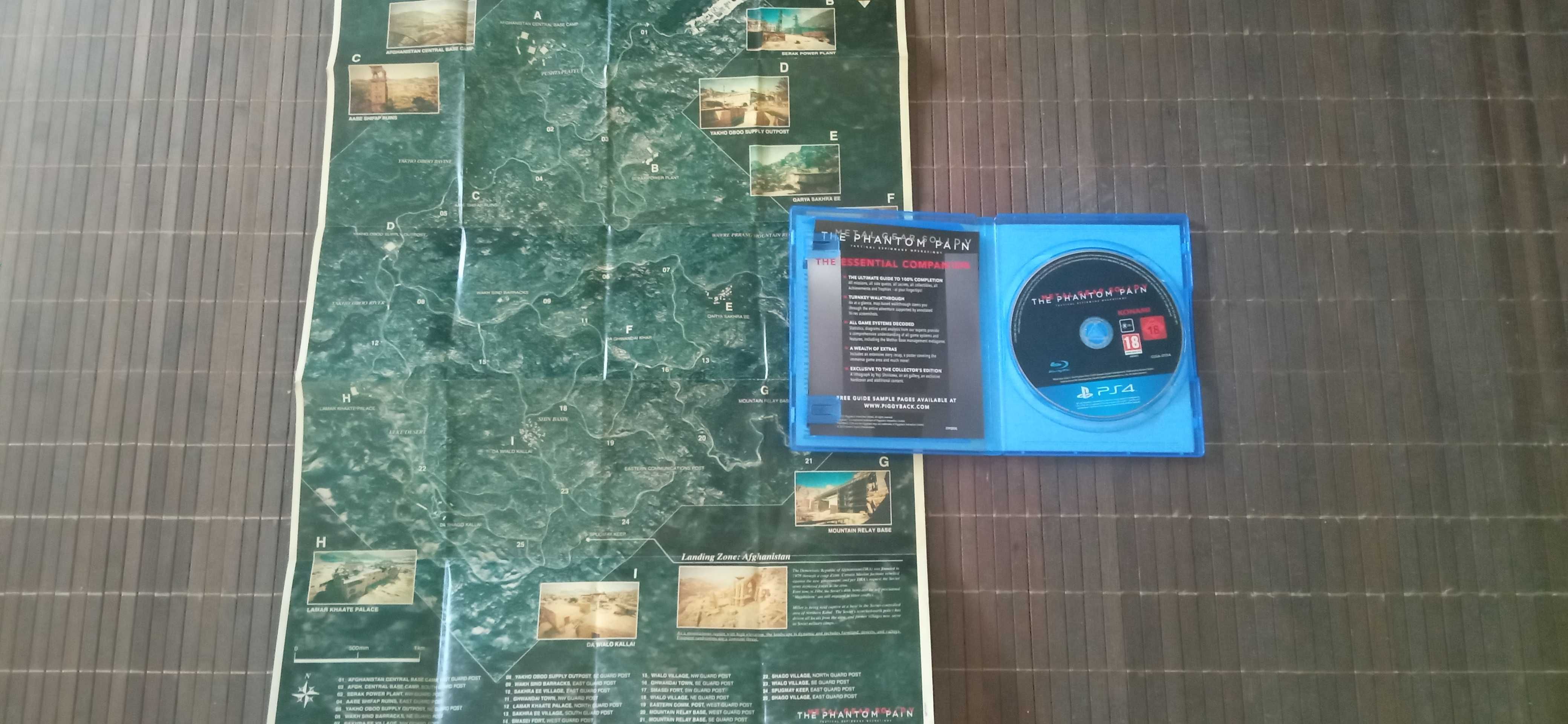 Metal Gear Solid V (com mapa) - Jogo PS4