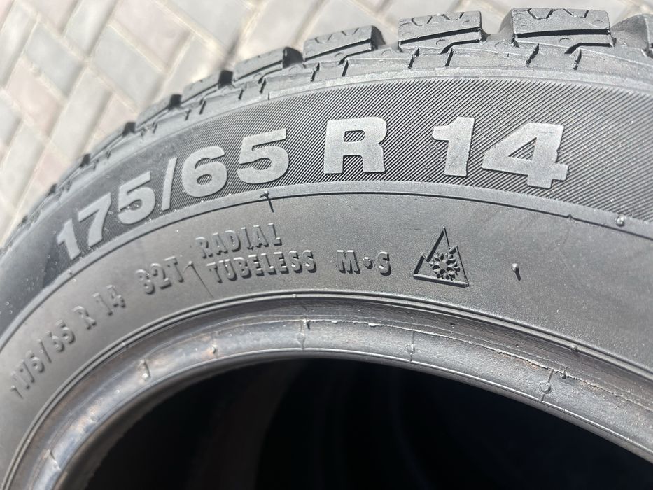 Шини 175/65 R14 Continental ContiWinterContact резина бу зима