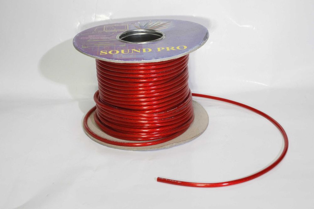 Провод силиконовый 12AWG красный
