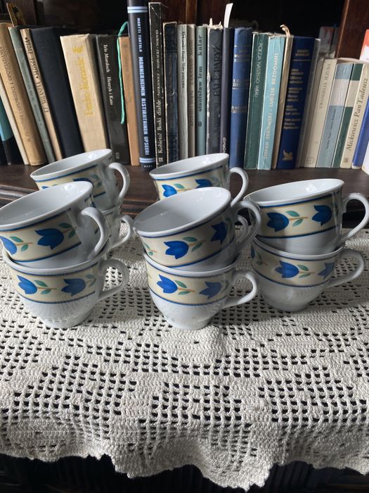 10x filiżanka do kawy - zestaw filiżanek kubki do herbaty porcelana