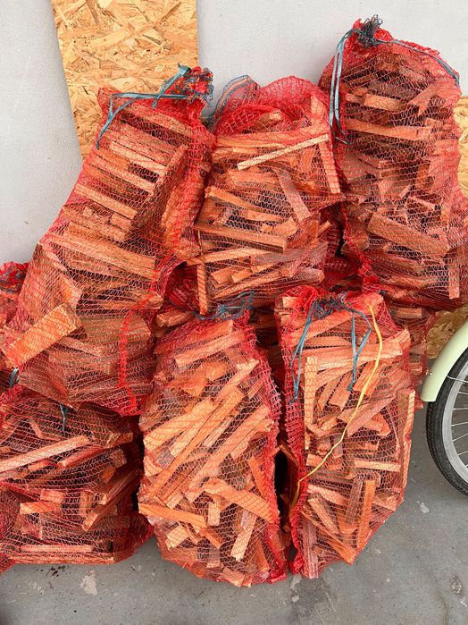 10 worków drewno rozpalkowe 220 zł