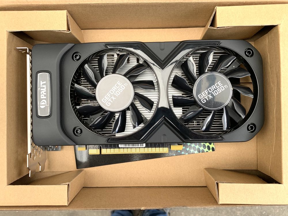 Відеокарта GTX 1050Ti Dual OC 4094M GDDR5 128Bit Palit Гарантія!