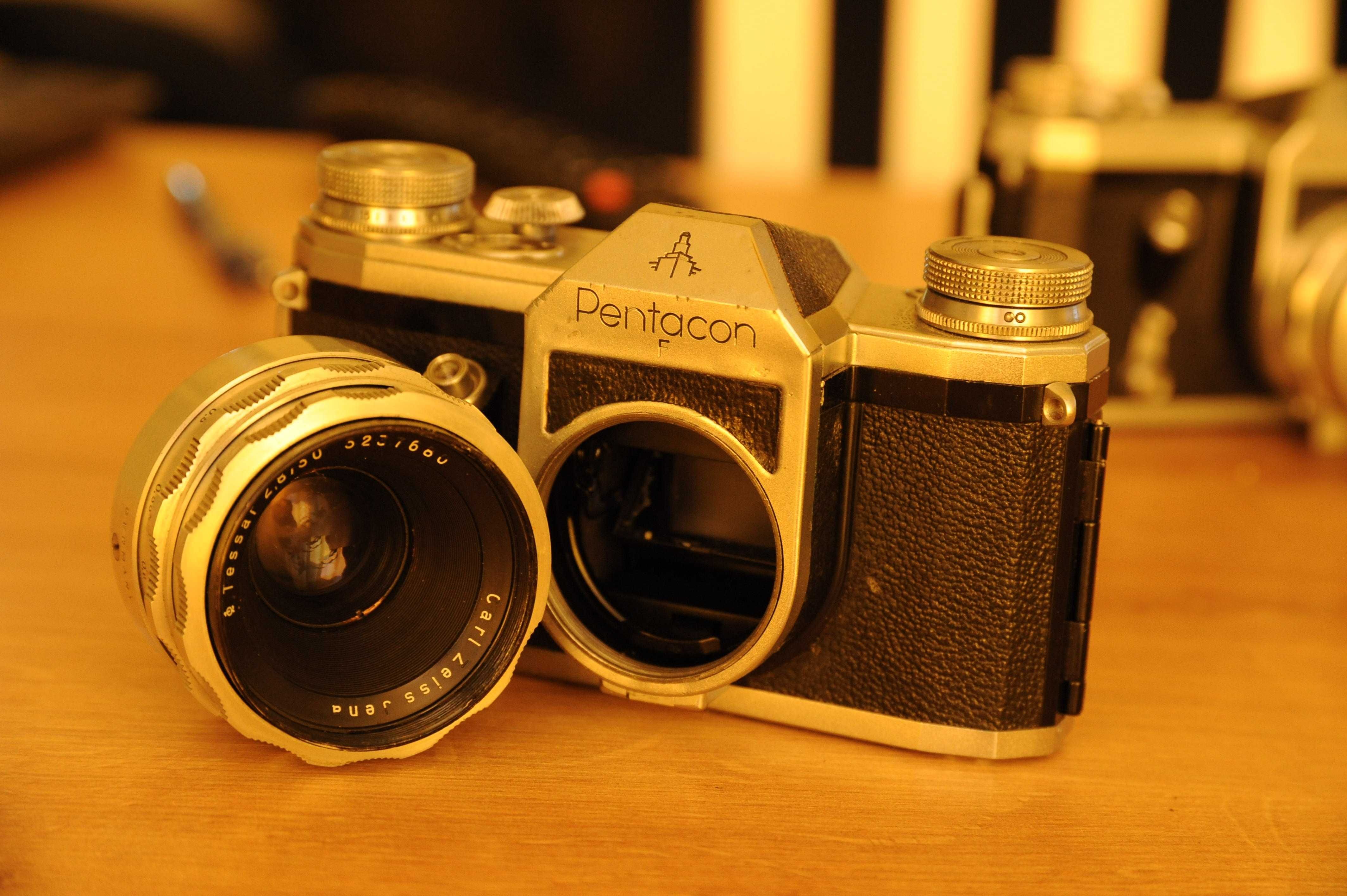 Pentacon F + tessar 2,8/50- sprawny