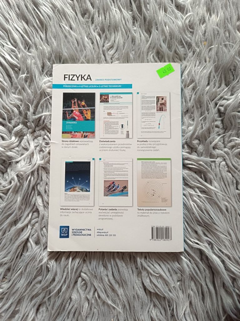 Podręcznik Fizyka 1 WSiP zakres podstawowy