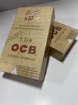 2 Caixas mortalhas papel de fumar OCB Organic 1 1/4