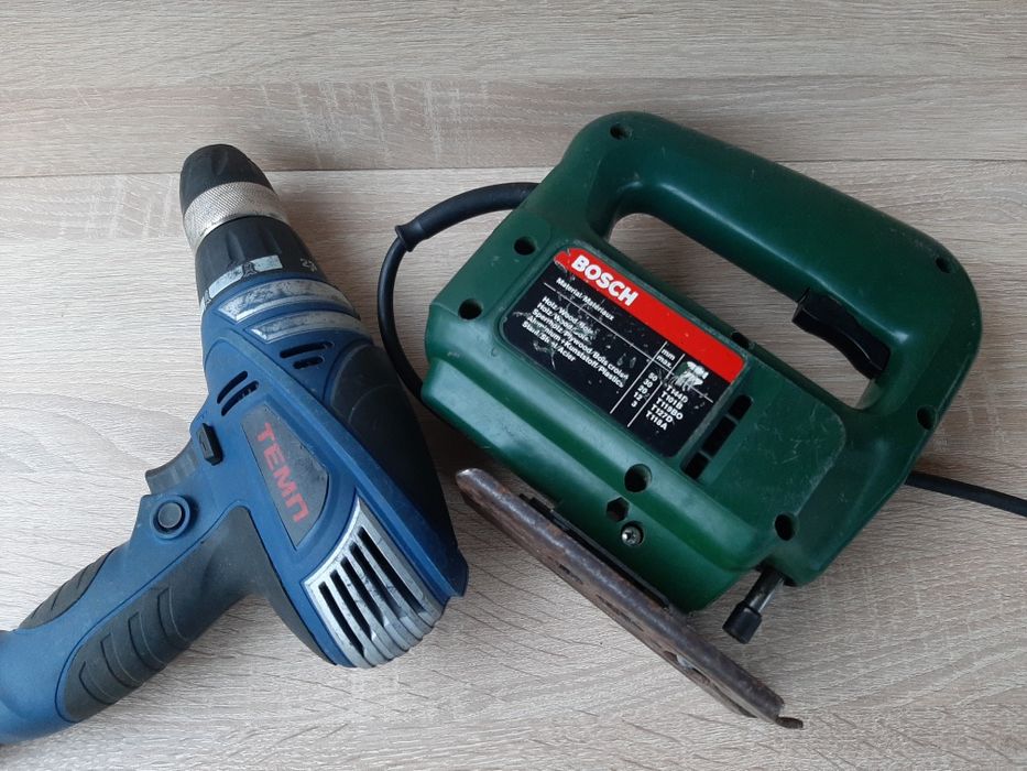 Электроинструмент на запчасти,лобзик BOSCH PST 50,дрель ТЕМП ДЭ-800.