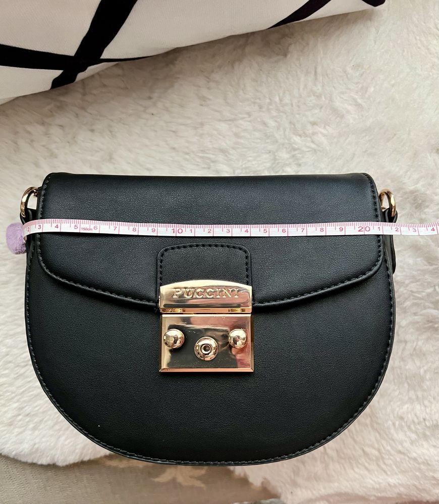 Puccini torebka damska crossbody złoty łańcuszek