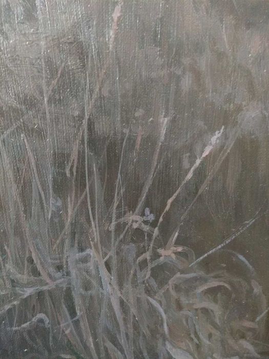 Dzika róża - obraz - olej na płótnie - 65x81cm