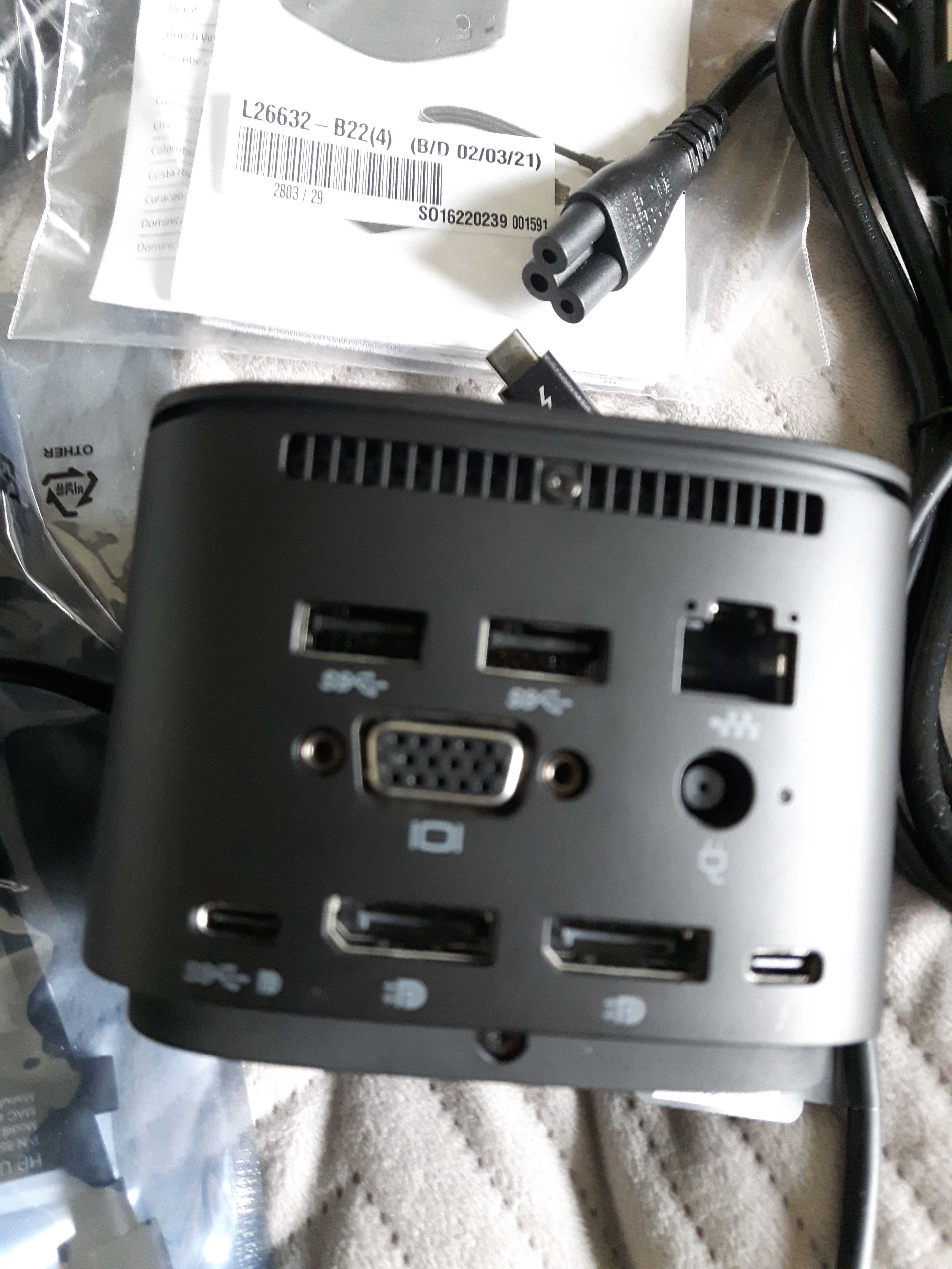 HP Thunderbolt Dock 120W G2 stacja dokująca ładowarka