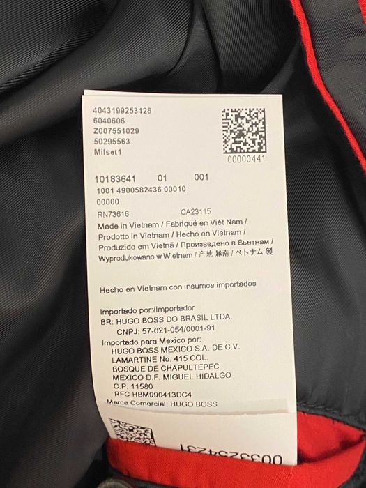 Płaszcz męski HUGO BOSS czarny, ocieplany, rozm. 54 - jak nowy