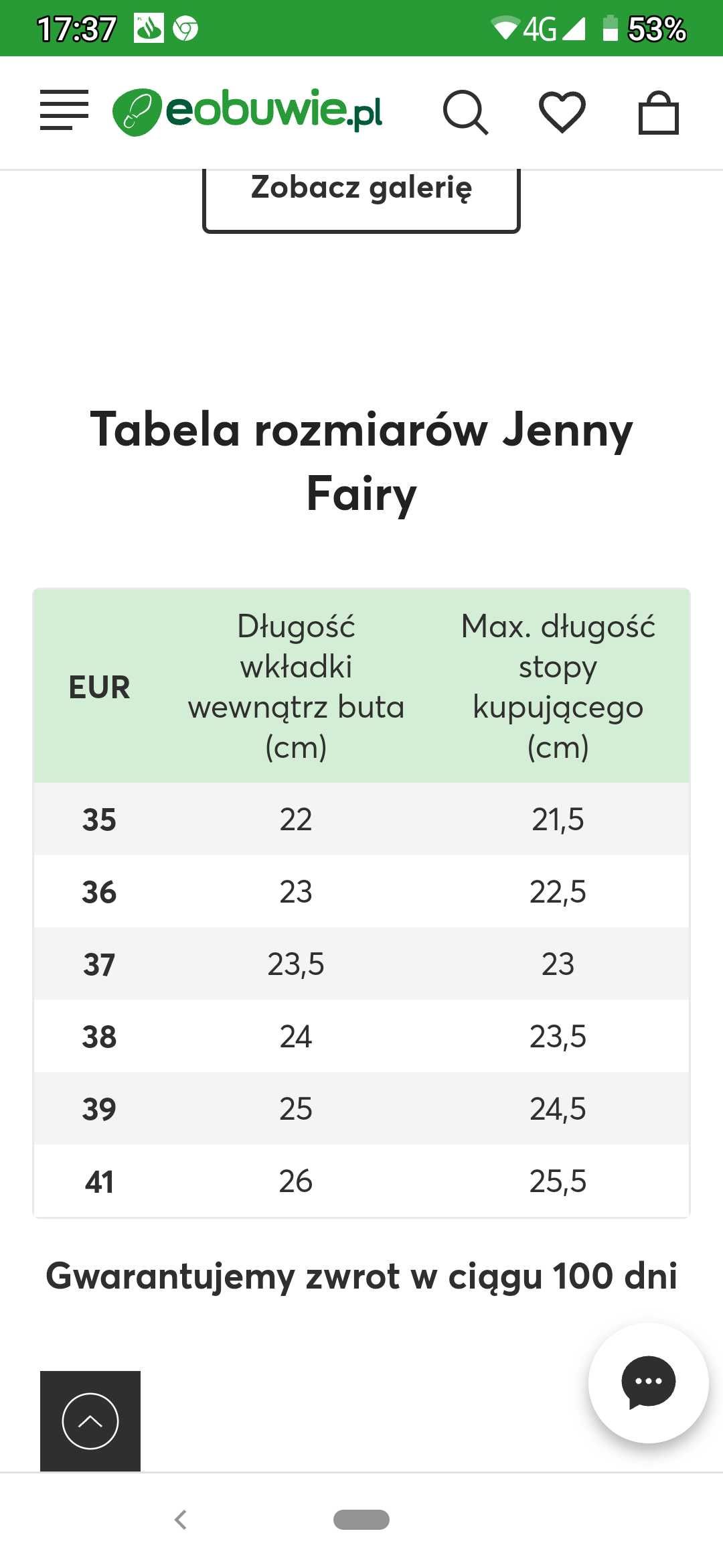 Muszkieterki JENNY FAIRY rozm 37