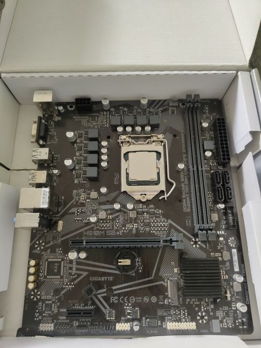 Gigabyte h510m s2 + i3 10105f