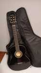 Guitarra Clássica de Criança Gianinni Preta + Mala