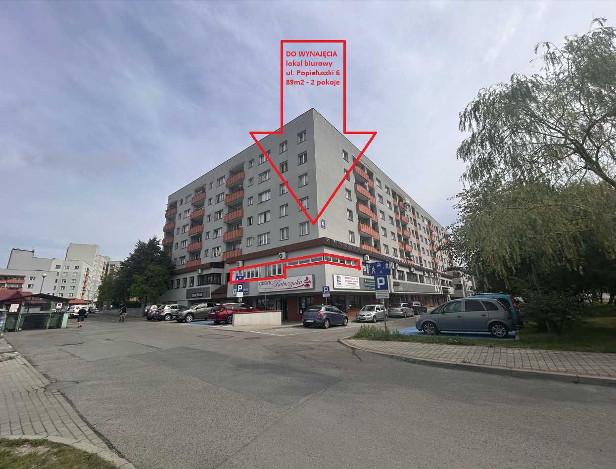 Do wynajęcia lokal biurowy w Stalowej Woli (ul. Popiełuszki)