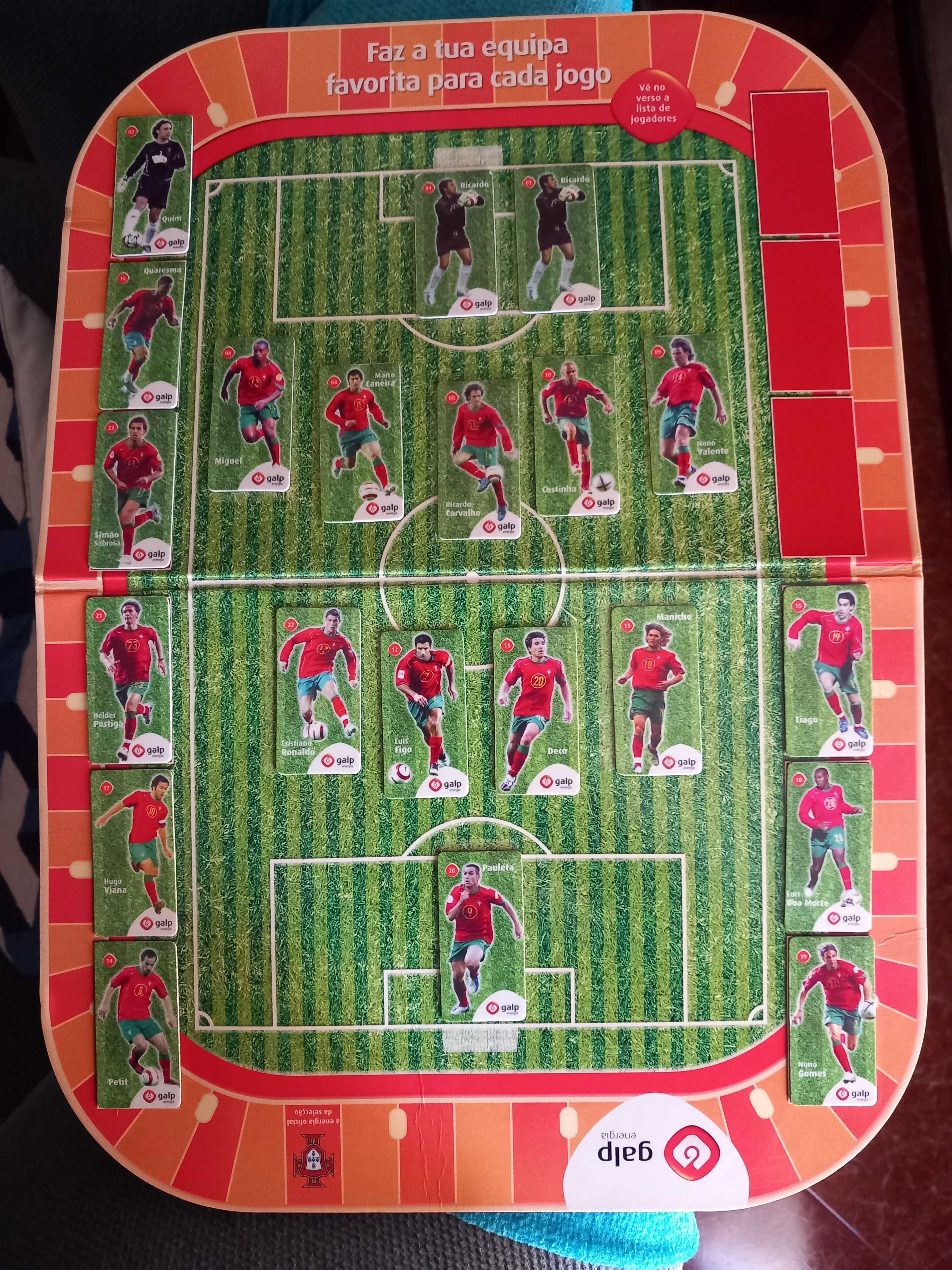 Álbum de cromos /ímans  Colecção Oficial Portugal 2006 da Galp