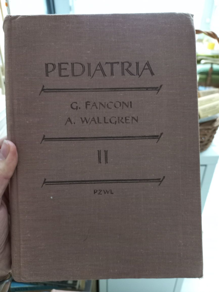 Pediatria tom I i II Komplet 1971r. Falconi, Wallgren