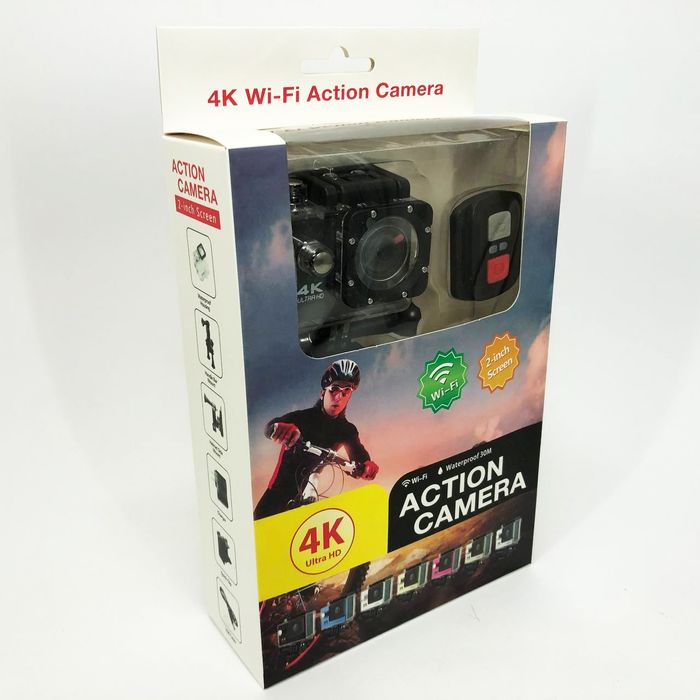 Камера гоу про 4K Wi-Fi  экшн камера GoPro с пультом на голову на шлем