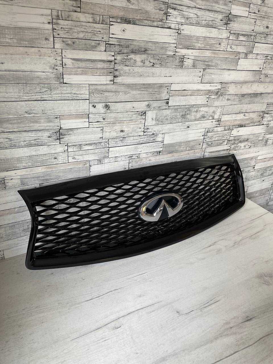 Решётка радиатора в бампер черная INFINITI Q50 Shadow line qx50