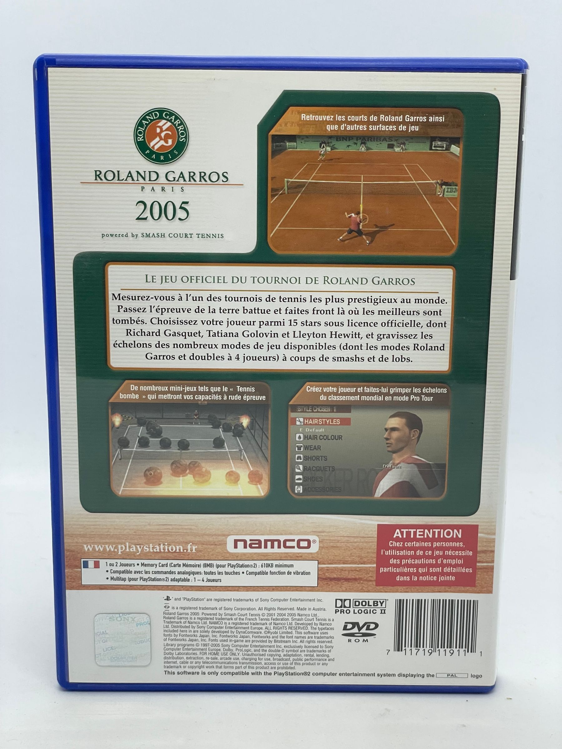 Roland Garros 2005 PS2