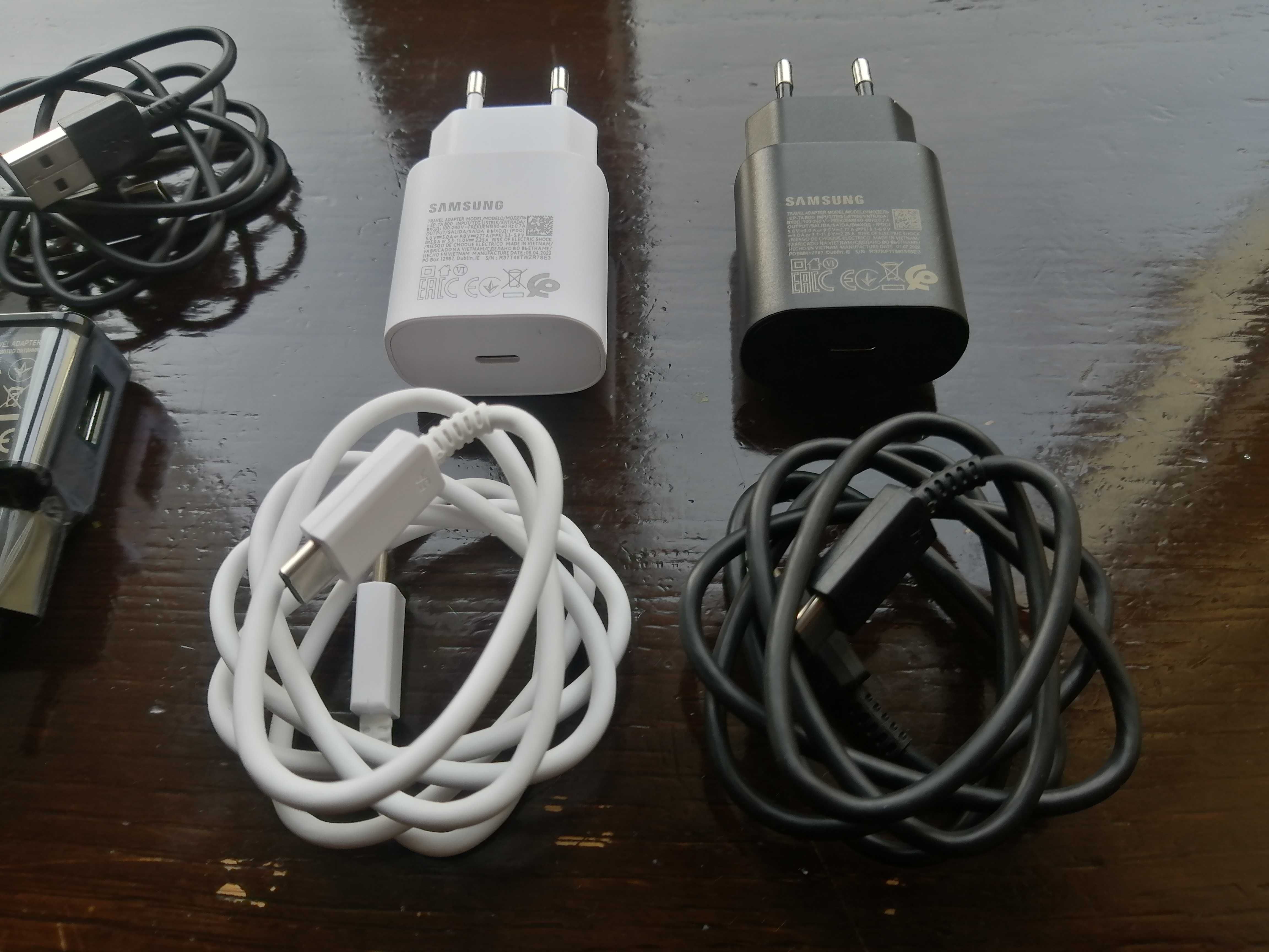 швидка зарядка Samsung Type-C кабель USB кабель та зарядний пристрій